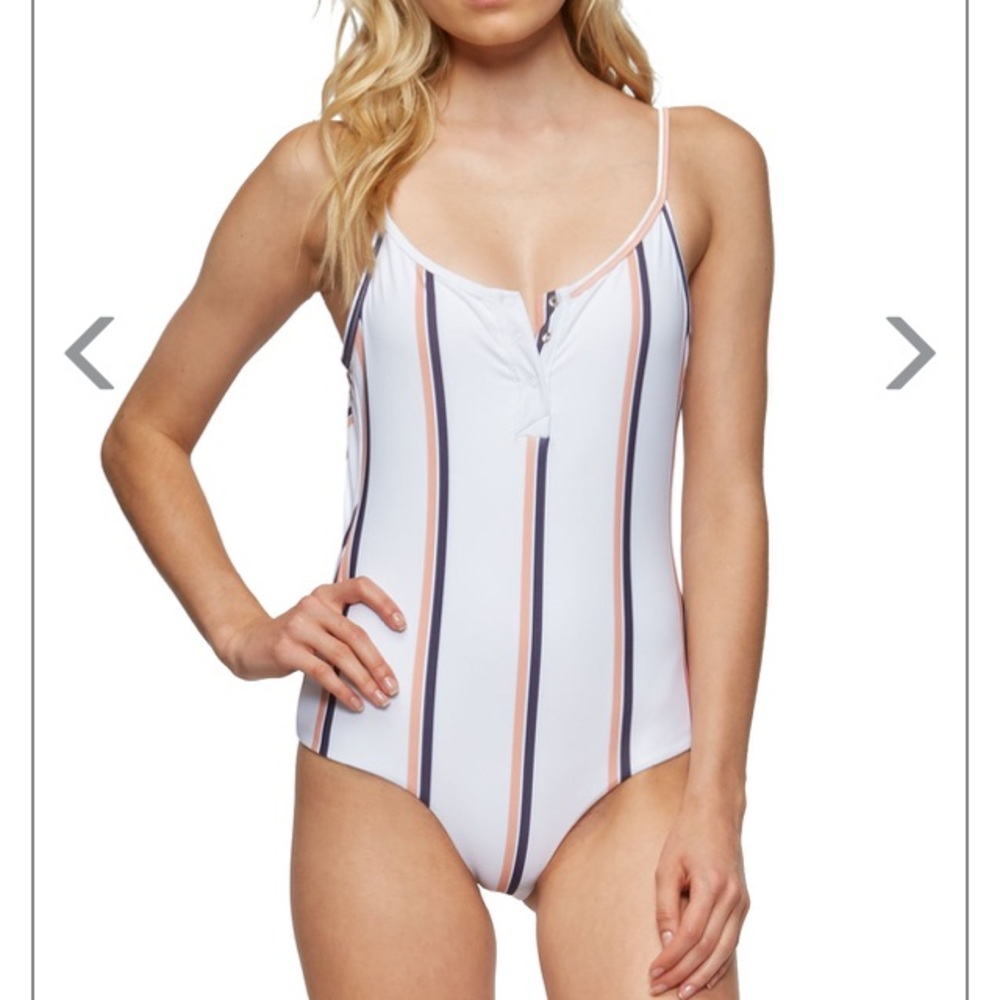 Tavik Lila Over The Shoulder One Piece Swimsuit